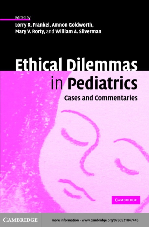 Cover image for book Ethical Dilemmas in Pediatrics