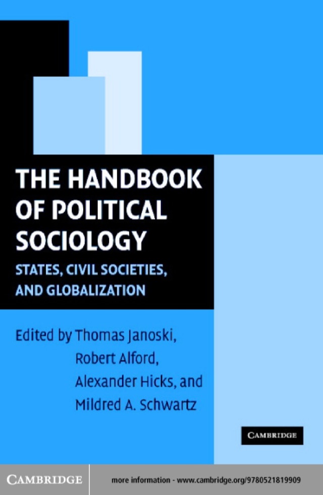 The Handbook of Political Sociology