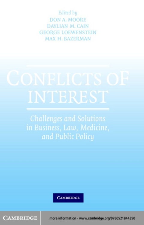 Cover image for book Conflicts of Interest