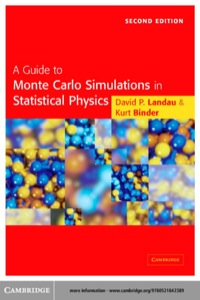 Titelbild: A Guide to Monte Carlo Simulations in Statistical Physics 2nd edition 9780521842389