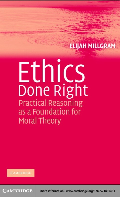 Cover image for book Ethics Done Right
