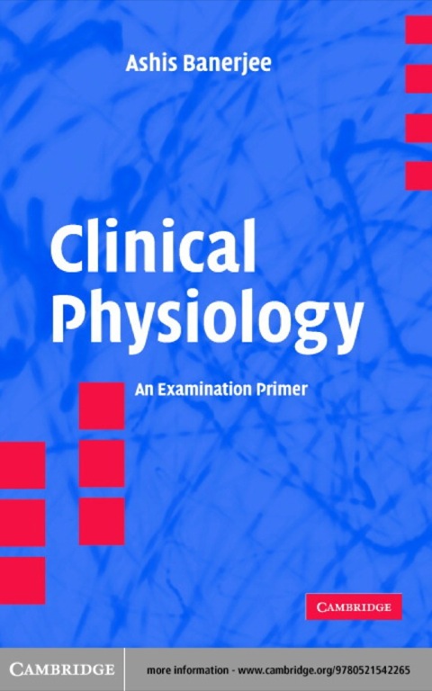 Cover image for book Clinical Physiology