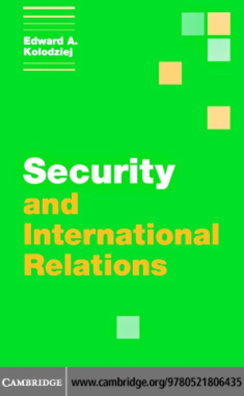 Cover image for book Security and International Relations