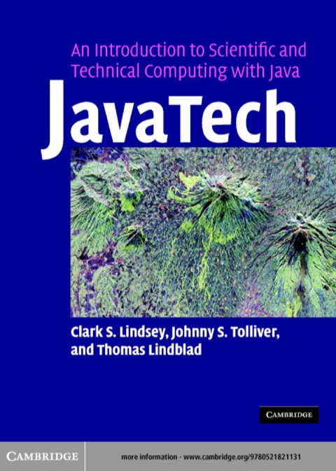 Cover image for book JavaTech, an Introduction to Scientific and Technical Computing with Java