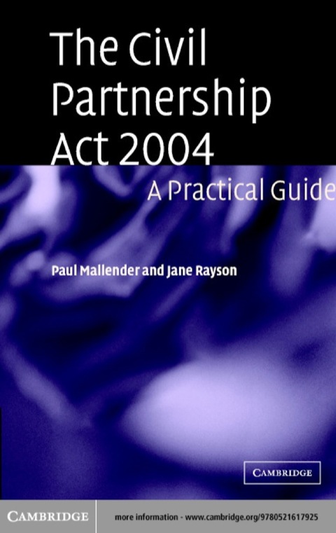 Cover image for book The Civil Partnership Act 2004