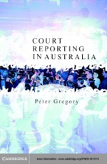 “Court Reporting in Australia” (9780511131356)