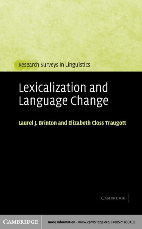 Lexicalization and Language Change 