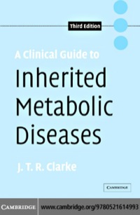 Titelbild: A Clinical Guide to Inherited Metabolic Diseases 3rd edition 9780521614993