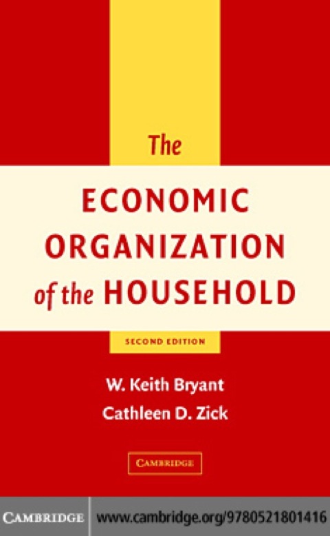 Cover image for book The Economic Organization of the Household