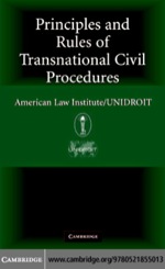 “Principles of Transnational Civil Procedure” (9780511134005)