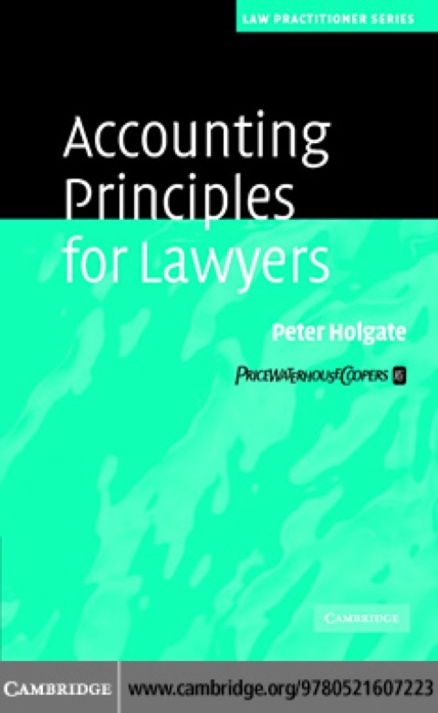 Cover image for book Accounting Principles for Lawyers