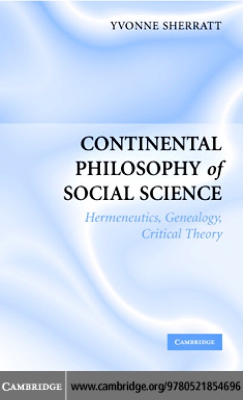 Cover image for book Continental Philosophy of Social Science