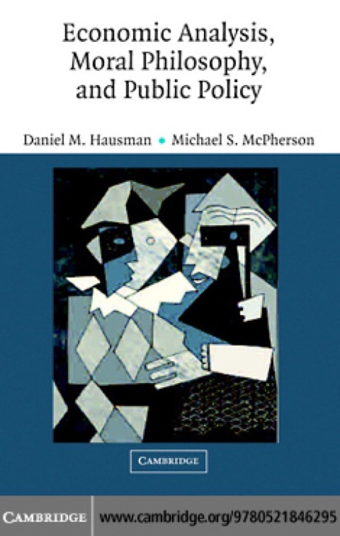 Cover image for book Economic Analysis, Moral Philosophy and Public Policy