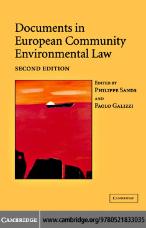 Cover image for book Documents in European Community Environmental Law