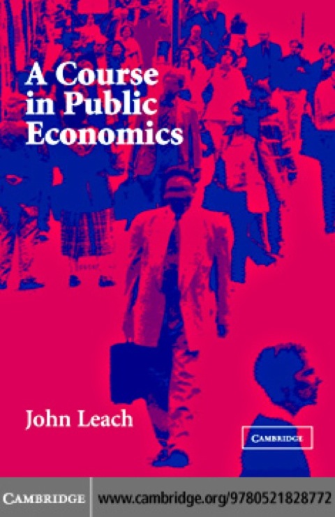 Cover image for book A Course in Public Economics