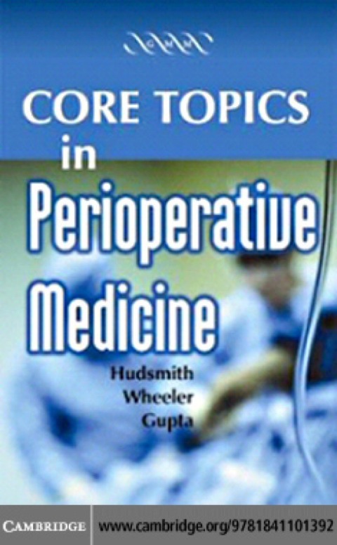 Cover image for book Core Topics in Perioperative Medicine