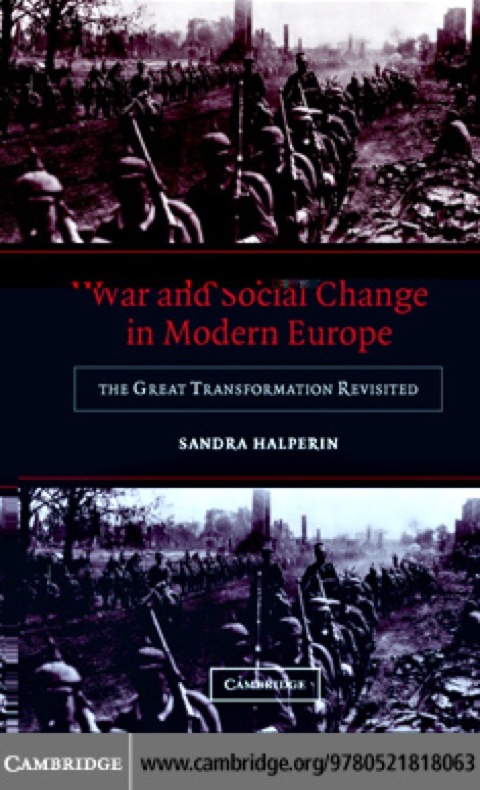 Cover image for book War and Social Change in Modern Europe