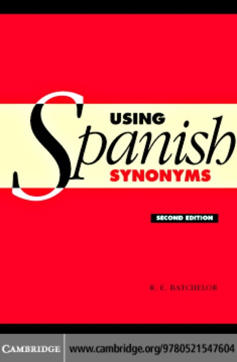 Cover image for book Using Spanish Synonyms