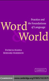 Cover image: Word and World 1st edition 9780521822879