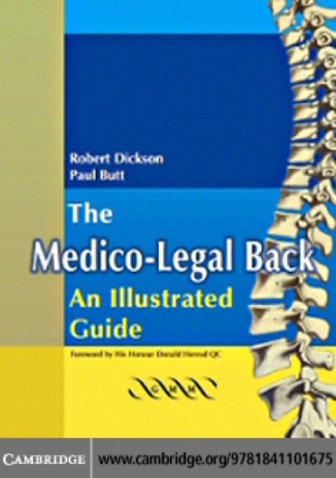 Cover image for book The Medico-Legal Back: An Illustrated Guide