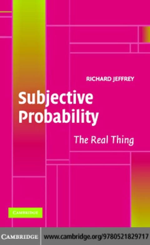 Cover image for book Subjective Probability