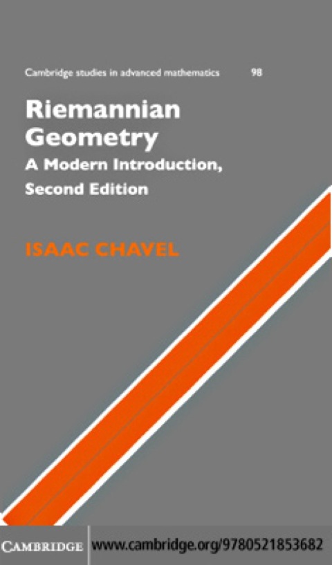 Cover image for book Riemannian Geometry