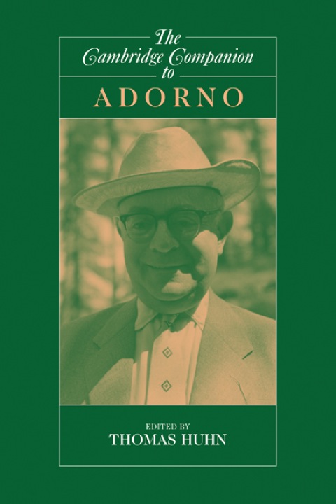 Cover image for book The Cambridge Companion to Adorno