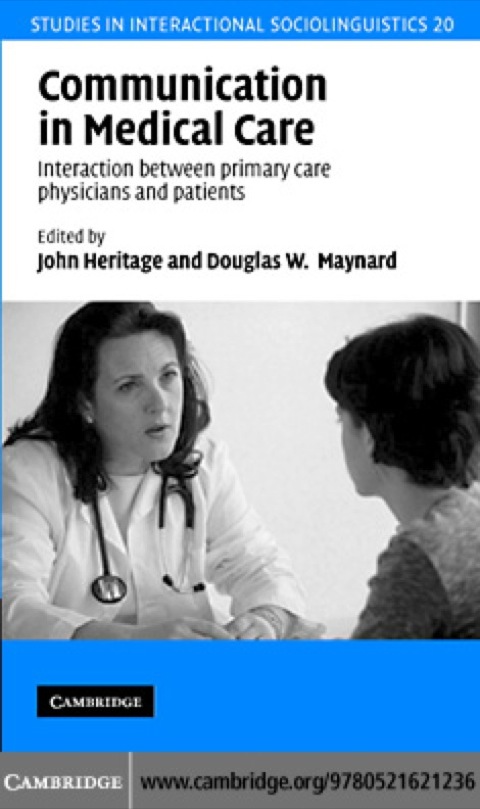 Cover image for book Communication in Medical Care