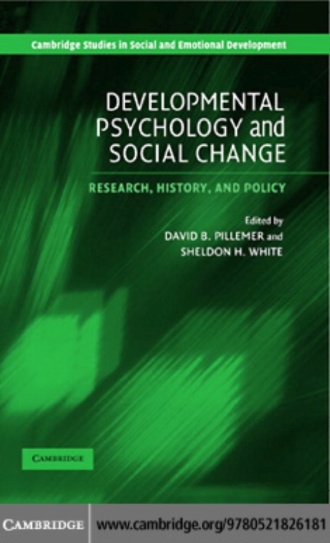 Cover image for book Developmental Psychology and Social Change