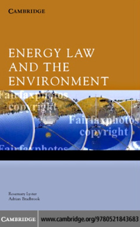 Cover image for book Energy Law and the Environment