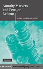 “Annuity Markets and Pension Reform” (9780511222979)