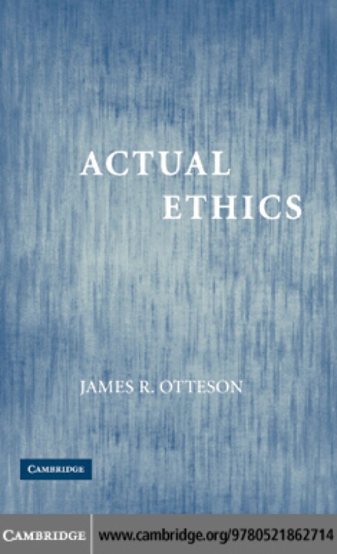 Cover image for book Actual Ethics