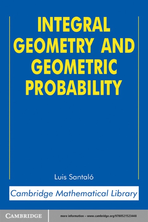 Cover image for book Integral Geometry and Geometric Probability