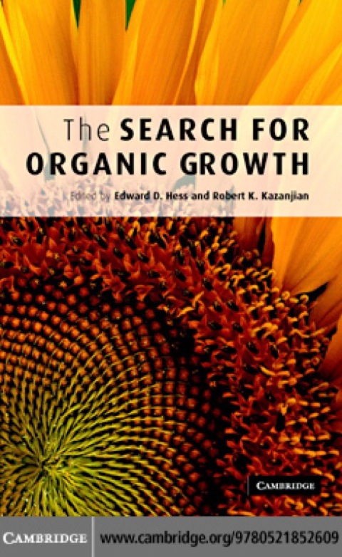 Cover image for book The Search for Organic Growth