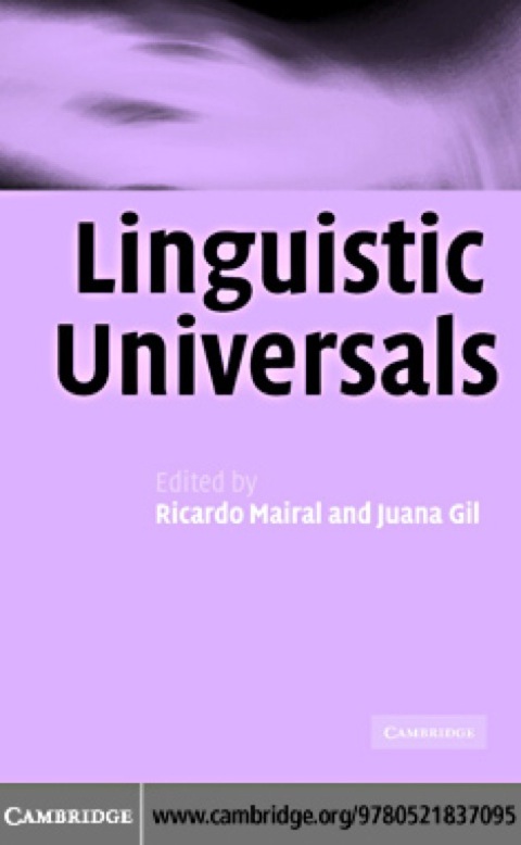 Cover image for book Linguistic Universals