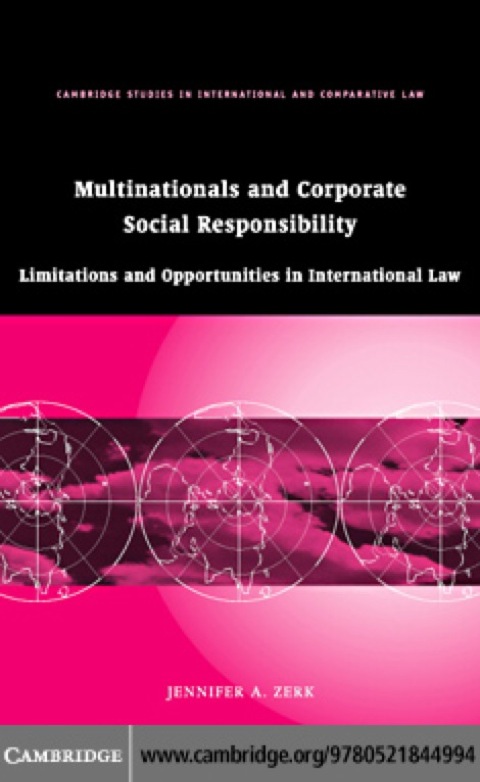 Cover image for book Multinationals and Corporate Social Responsibility