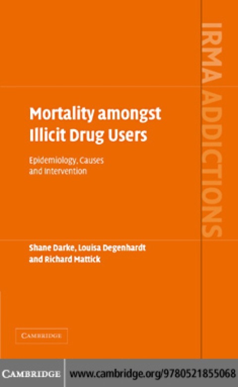 Cover image for book Mortality amongst Illicit Drug Users