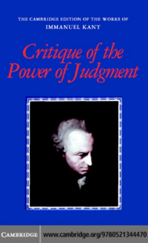 Cover image for book Critique of the Power of Judgment