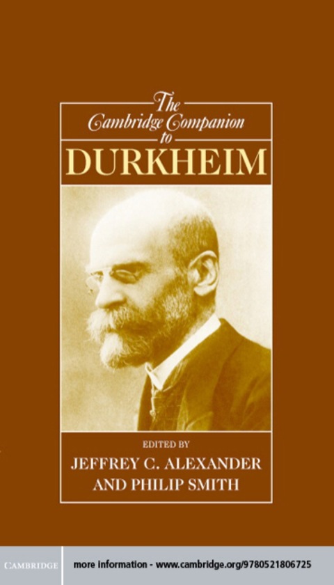 Cover image for book The Cambridge Companion to Durkheim