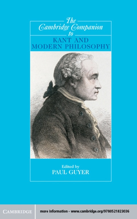 Cover image for book The Cambridge Companion to Kant and Modern Philosophy