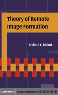 Cover image: Theory of Remote Image Formation 1st edition 9780521553735