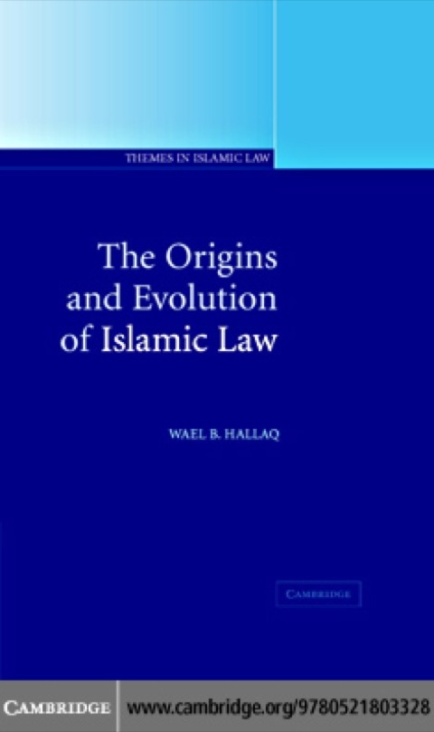 Cover image for book The Origins and Evolution of Islamic Law