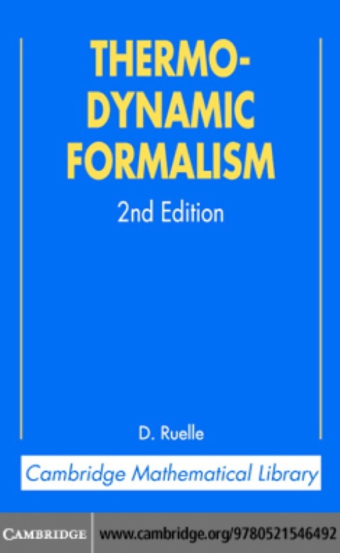 Cover image for book Thermodynamic Formalism