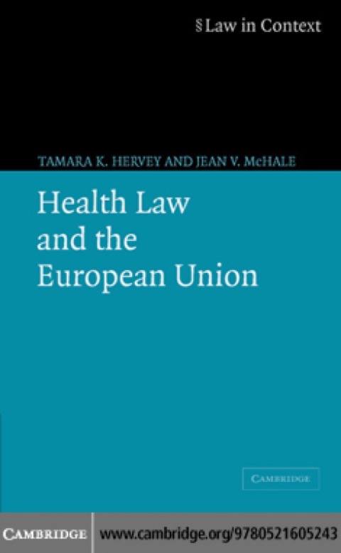 Cover image for book Health Law and the European Union
