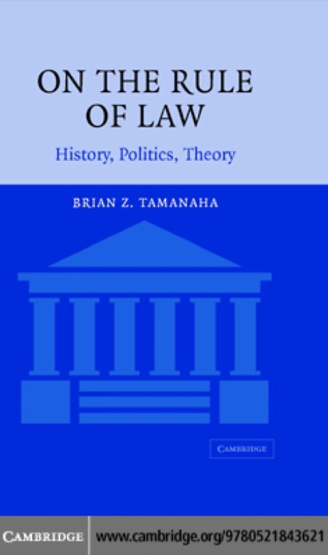 Cover image for book On the Rule of Law