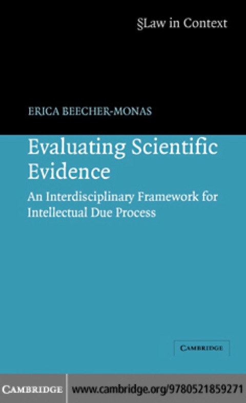 Cover image for book Evaluating Scientific Evidence