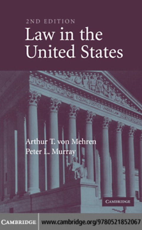 Cover image for book Law in the United States