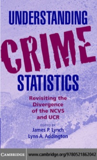 Titelbild: Understanding Crime Statistics 1st edition 9780521862042