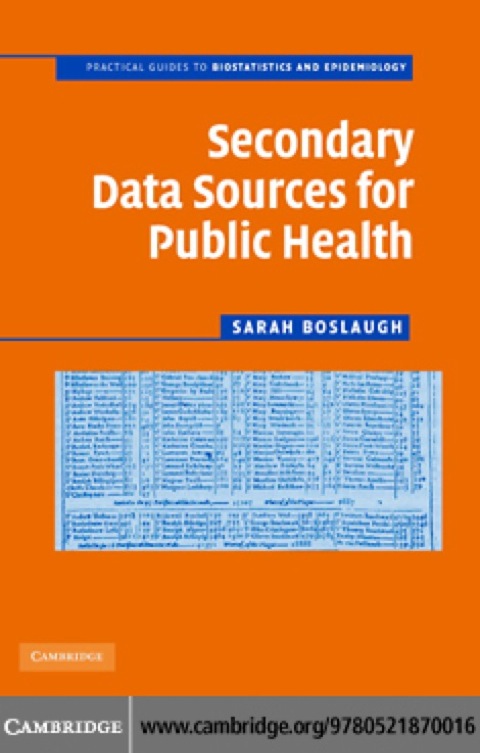 Cover image for book Secondary Data Sources for Public Health