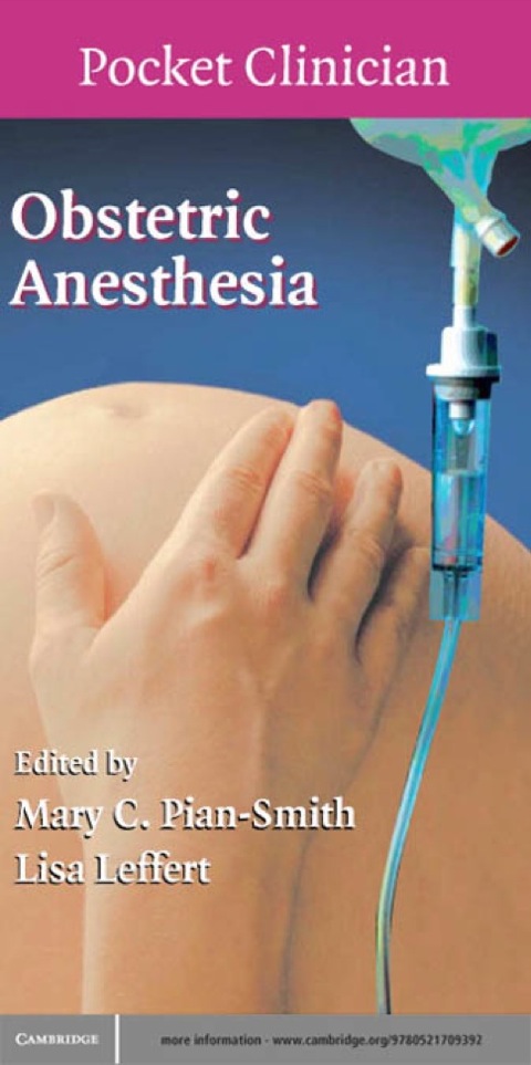 Cover image for book Obstetric Anesthesia